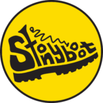 New Logo Circle - Yellow - Tilted - Transparent